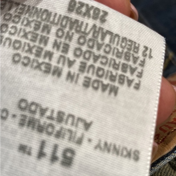 Boys Levi’s 511 Skinny Size 12R (Inseam Measures 27.5”) - Picture 4 of 5